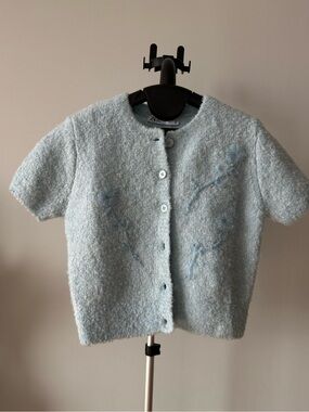 Zara soft fuzzy knit cardigan